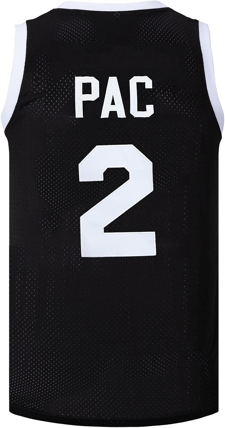 BOROLIN Store Mens Basketball Jersey Pac #2 Birdmen Tournament Shoot Out Sports Shirts 90s Hip-Hop Clothing - Image 2